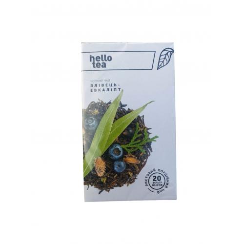 Чай Hello Tea чорний Ялівець Евкаліпт 20 п